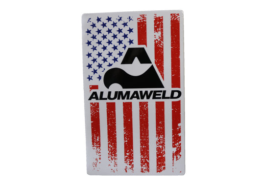 Alumaweld Logo with Flag Decal