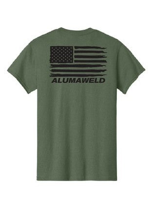 Green Alumaweld Flag T-Shirt