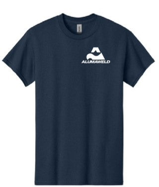 Blue Alumaweld Flag & Anchor T-Shirt